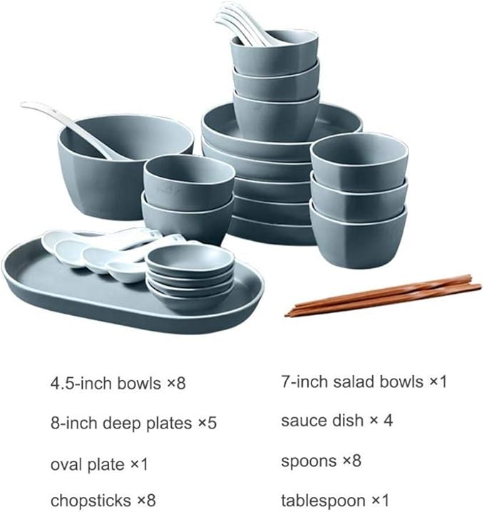 Modern Matte Glaze Porcelain Dinnerware Sets Ceramic Dinner Plates Dessert Plates Cereals Bowls for Daily Life Family Party and Restaurant Service for 8Service for 8(36pcs)