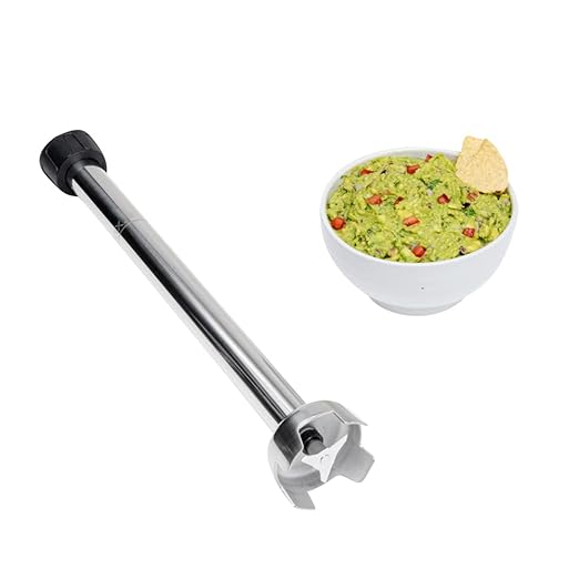 Restaurantware ATTACHMENT ONLY: Hi Tek 21 Inch Immersion Blender Attachment 1 Dishwashable Blending Shaft - Blender Sold Separately Durable Stainless Steel Blender Attachment