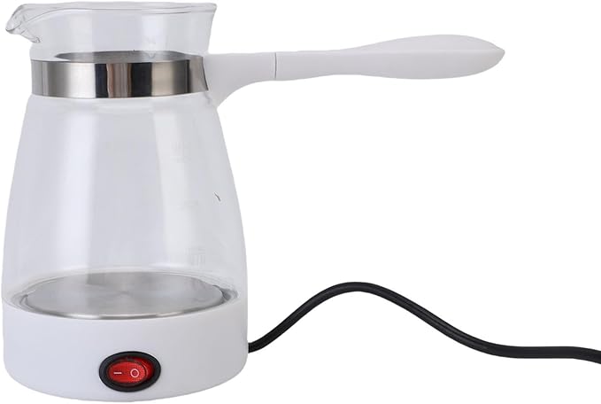 TOPINCN Glass Turkish Coffee Maker600ml Portable Electric Turkey Coffee Pot Stainless Steel Arabic Greek Turkish (1)