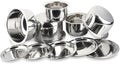 Stainless Steel Tope Set With Lid Stainless Steel Patila with Lid Set of 5 Steel Bhagona Set Patila/Tapeli/Milk Pot Cookware Set With Lid (Capacity : 1L 1.5L 2L 2.5L 3L)