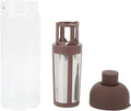 Cold Brew Coffee Wine Bottle Double Layer Design Cold Brew Coffee Maker with Stainless Steel Filter 1000ml Large Capacity for Iced Coffee Lovers