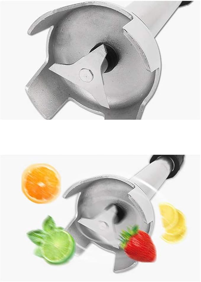 Hand Blender Stick Immersion Mixer 500W Electric Stick Blender with 500mm Stick Speed 2000-16000rpm for Making Baby Food Soups Sauce