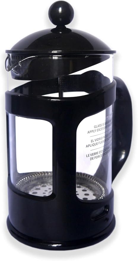 28 Ounce Glass French Press Coffee Maker with Stainless Steel Mesh Filter Manual Coffee Brewer