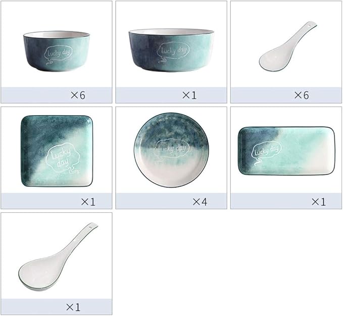 Elegant Dinnerware Set Dinner Plates Bowls Set Luxurious Dinnerware Full Service Set Dinner Salad Appitizer Dessert Plate Bowls Gift Idea For Any OccasionC