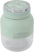 Portable Electric Juicer Blender Mini USB Rechargeable Blender Cup with 1500mAh Battery and 2 Lids for Outdoor Sports Shakes Smoothies Travel Gym (Light Green)