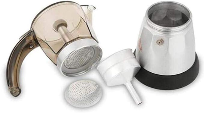Coffee Machines Coffee Maker Stainless Steel Espresso Mocha Coffee Pot Espresso Machine 6 People Home Mini Coffee Machine