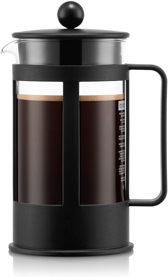 Bodum Kenya 8-Cup French Press Coffee Maker 34-Ounce Plastic Black