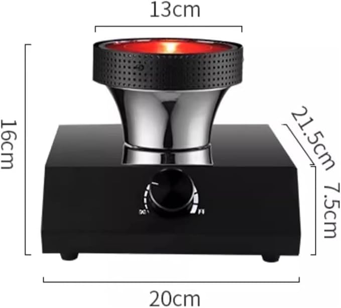 Siphon Coffee Maker - Vacuum Coffee Maker with Halogen Lamp Heater Adjustable Temperature Suitable for Office Or Home Use