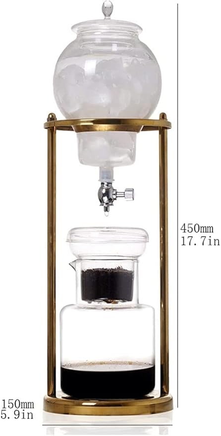Beverage Equipment Fashion Siphon Coffee Maker Dripper Iced Coffee Brewer Maker with Stainless Steel Stand Multifunctional Coffee Maker Siphon Coffee Maker