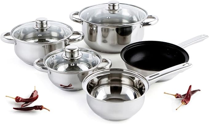 Arcusine Bochum Batterie de cuisine 5 pièces