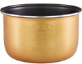 Electric Rice Cooker Inner Pot Universal 2L Non Stick Inner Pot Compatible For Hemispherical Intelligent Rice Cooker Old-fashioned Household Rice Cooker Inner Pot(External gold internal black)