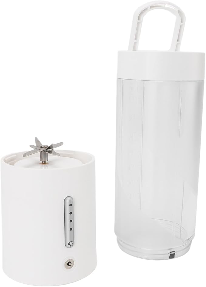Portable Blender 20000rpm Motor 4000mAh Battery USB Rechargeable 6 Vane/Wing Mini Blender Baby Food with 450ml Cup for Smoothies Shakes Baby Food Travel Gym Office
