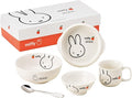 日本陶彩 miffy (apple) dinnerware gift set White