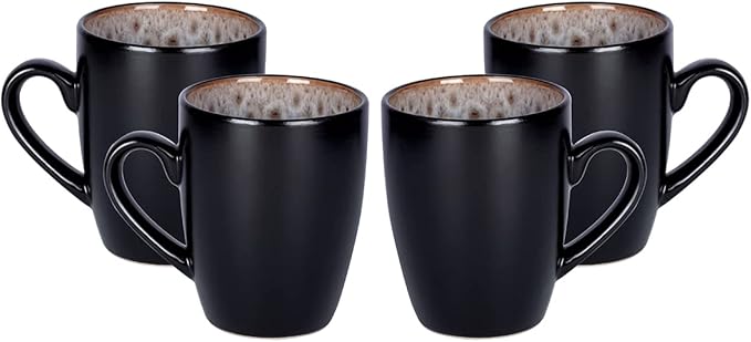 Stoneware Dinner Set Reactive Glaze (16pc Set Beige)