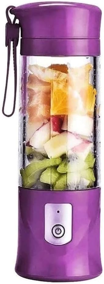 Personal Blender - Smoothie Blender for Milkshake Fruit Vegetables Drinks SmoothieSmall Mini Food Blenders Processor Shake Mixer Maker with400ML Travel Cup(Purple)