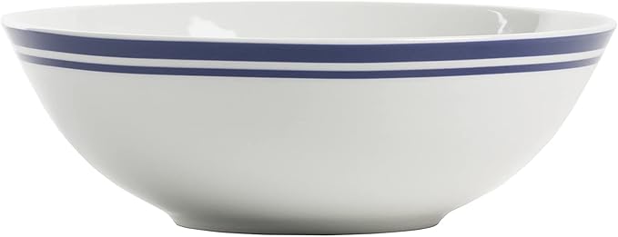 Café Stripe 12 Pc Dinnerware Set Blue
