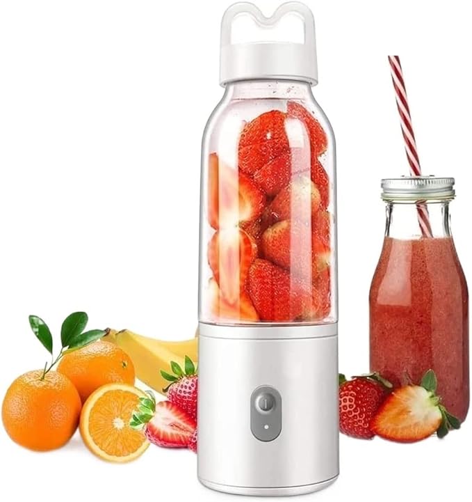 Portable Blender Personal Blender with USB Rechargeable Mini Fruit Juice Mixer Personal Size Blender for Smoothies and Shakes 500ml (Size : 1)