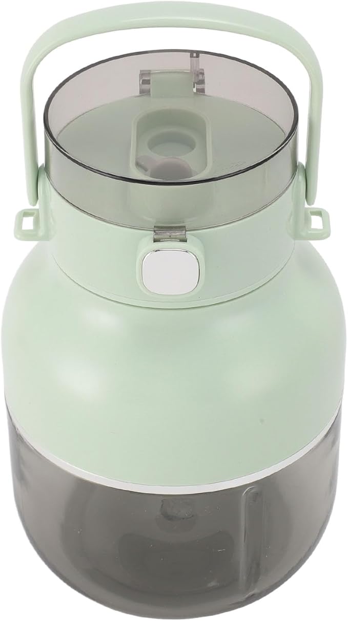 Portable Blender Cup 500ML USB Rechargeable Cordless Mini Electric Juicer Cup with Straw (Green)