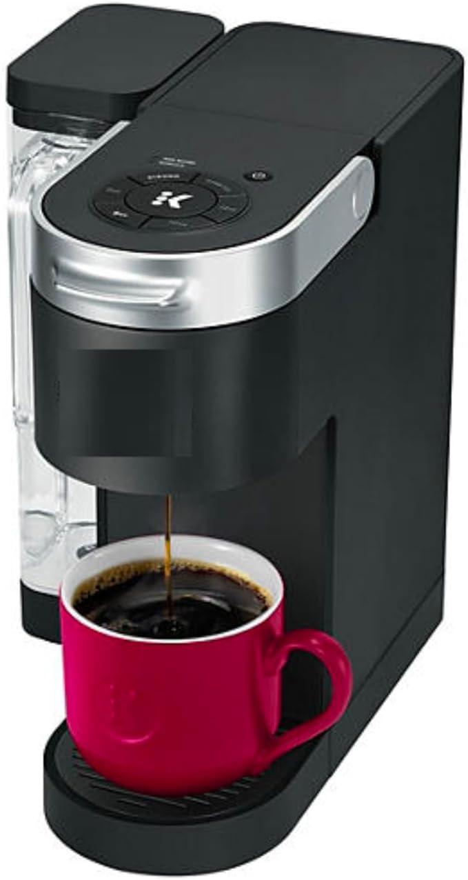 K-Supreme Single Serve K-Cup Pod Coffee Maker MultiStream Technology 4 Brew Sizes 66oz Dual-Position Removable Reservoir Black
