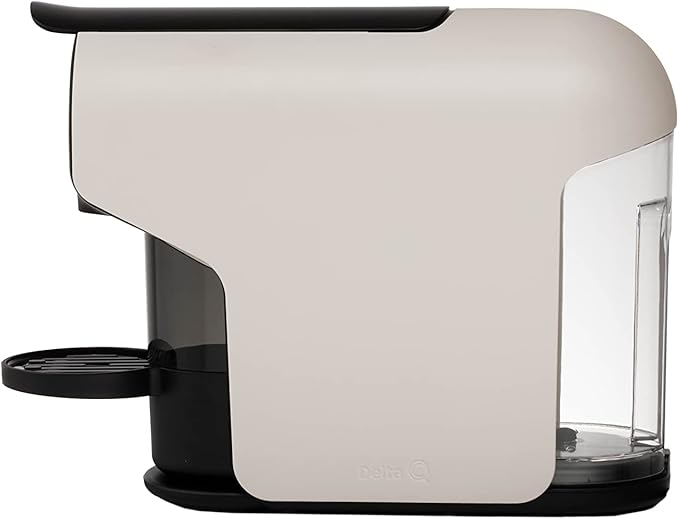 Delta Q Quick Espresso Capsule Machine – Compact Size – Works ONLY with Delta Q Pods (White)
