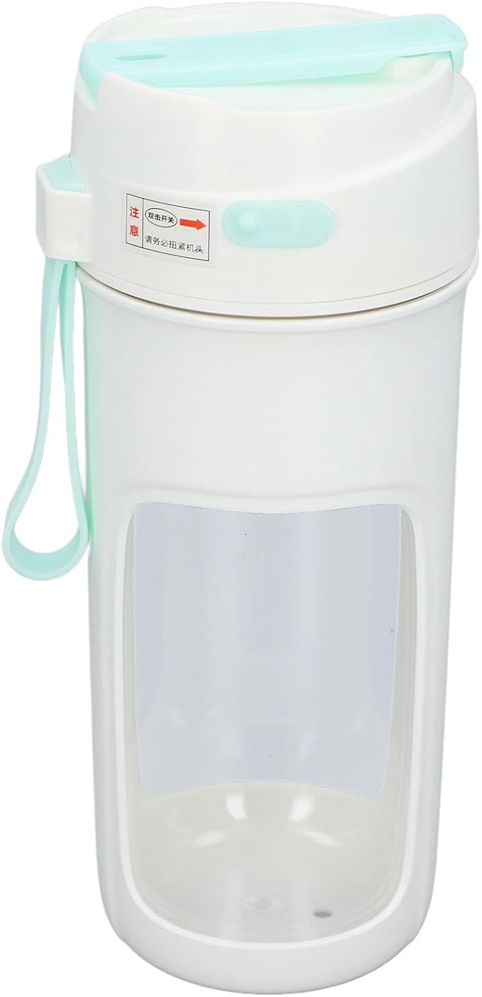 Yinhing 500Ml Portable Blender Cup Miniature Juicer for Shakes and Juices Multifunctional Automatic USB Blender With Straw Ideal for Travel and On The Easy To