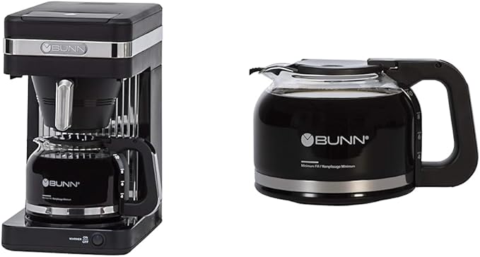 BUNN CSB2B Speed Brew Elite 10-Cup Coffee Maker Black/SST &amp 10 Cup Drip Free Carafe