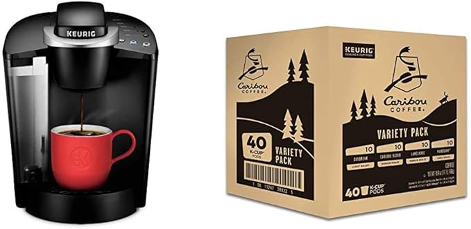 Keurig K-Classic Coffee Maker Caribou Coffee Caribou Variety Pack Caribou Favorites 40Count