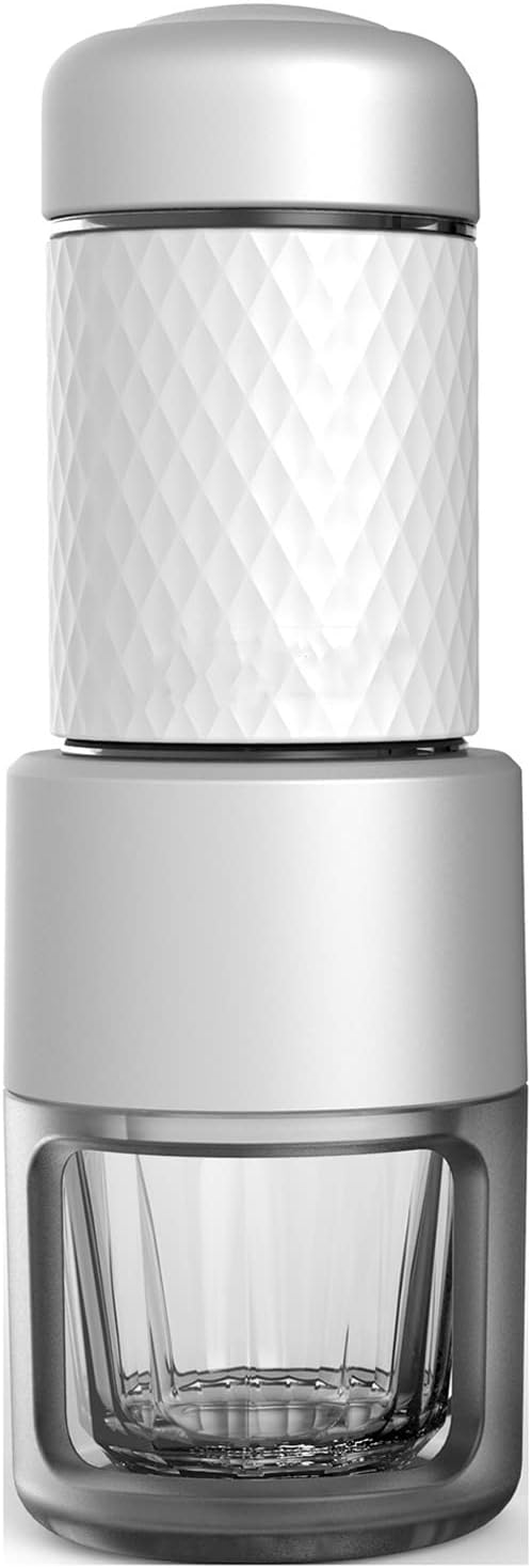 Ice Drip Coffee Maker Brew Coffee Machine Manual Coffee Grinders Portable Multifunctional Drinkware Household Kitchen WaterSilver