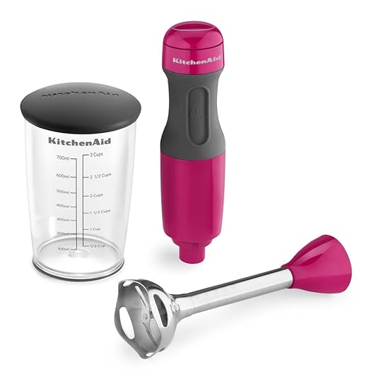 KitchenAid KHB1231CB 2-Speed Hand Blender Electric Mixer 8 Cranberry