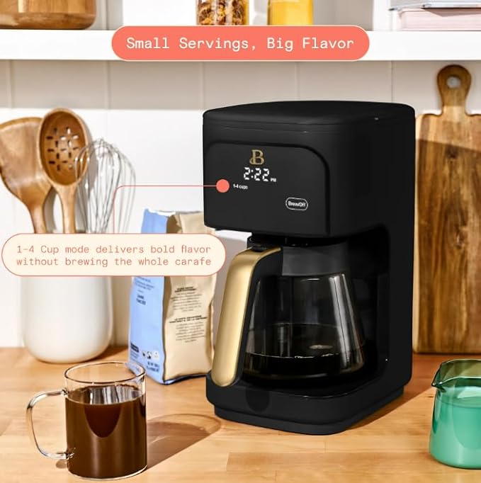 Beauti Coffee Maker 12 cup Programmable Brewing Versatility Advanced Programming 1200 W Keep Warm mode