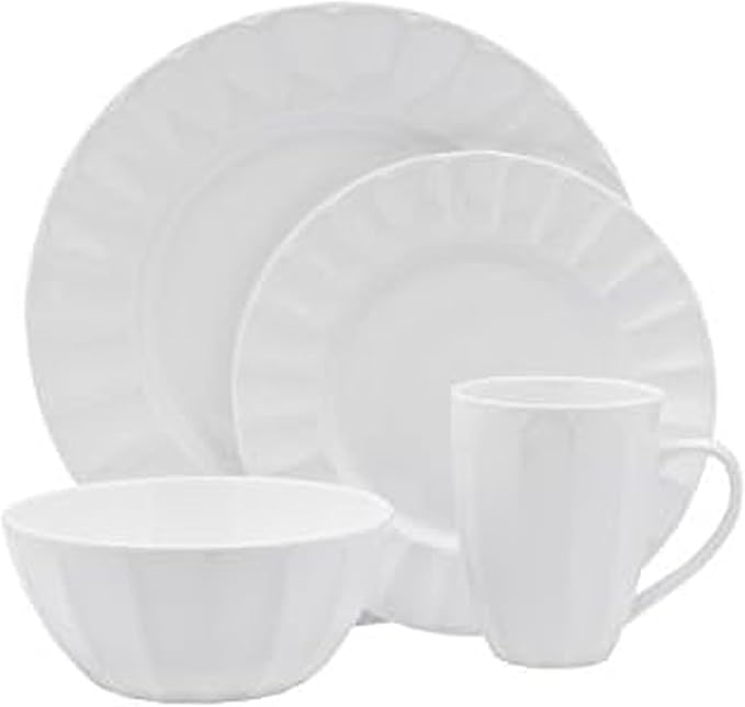 Mikasa Bonaire 16 Piece Dinnerware Set Service For 4