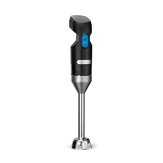 Waring Commercial Quik Stix Light Duty Stick Immersion Hand Held Blender 7 Fixed Sealed Shaft Steel Blade 2 Speed Professional Restaurant Foodservice Grade 3 Gallon 120V 100W WSB35 Black