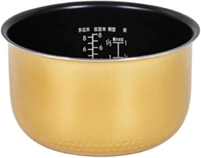 Electric Rice Cooker Inner Pot Compatible for SUPOR Electric Pressure Cooker Inner Pot 2.5L/3L/4L/5L/6L Non Stick Pot Inner Pot (Multiple Kind 8(3L))