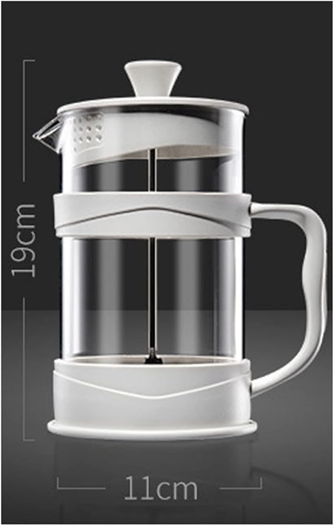 Pour Over Coffee Portable Pressure Pot Stainless Steel Filter Pot Glass Teapot Coffee Machine Drink Cup Teapot