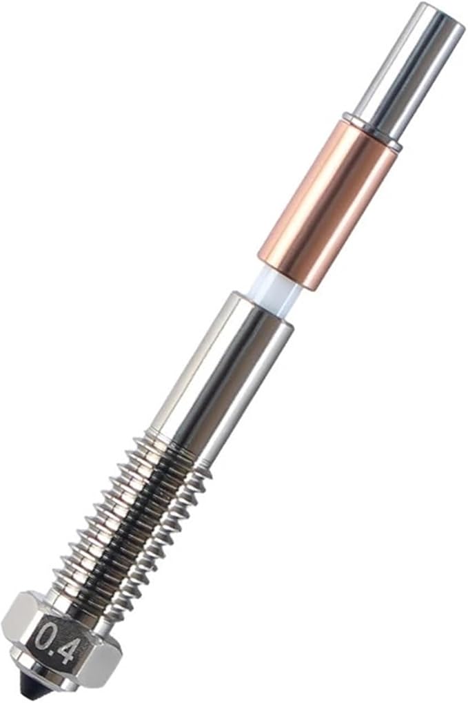 for QIDI Plus4 Bimetallic Nozzle 0.4mm Resistance Quick Removal Ceramic Insulation Integration Nozzles for QIDI Plus4