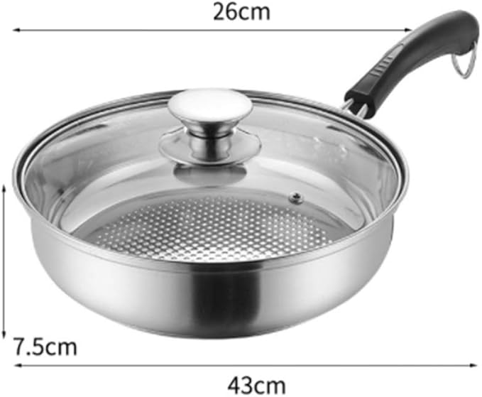 Pot Set Professional Stainless Steel Cookware Set with Toughened Glass Lids Pans and Pots Set Cooking Utensils for All Stove Types Induction Cooker Cookware Cooking Set