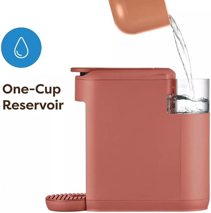 KeurigK K-Mini Mate Single-Serve KCup Pod Coffee Maker – Compact 4 Wide Brewer – 12oz Reservoir – Travel Mug Compatible – Modern Design – Electric – Ideal for Small Spaces (Red Rocks)