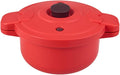 Microwave Rice Cooker Small Food Grade PP Kitchenware Anti Scald Handle Easy Clean No Fire Cookware Soup Pot