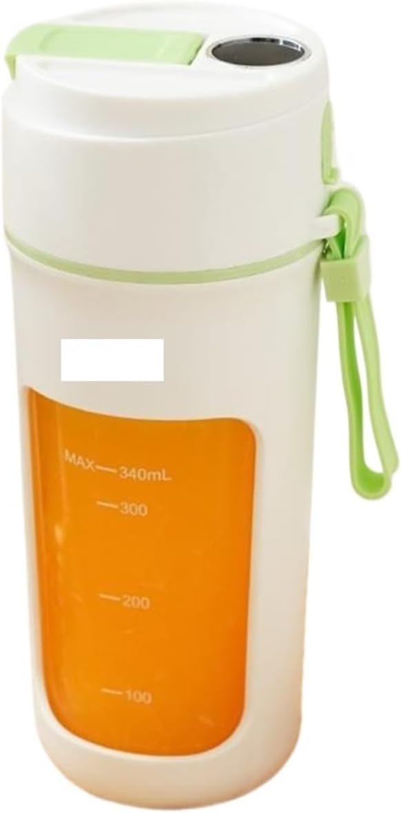 Fit for Portable Electric Juicer Blender - Multifunctional Fruit Mixer with 6 Blades and 1200mAh for Smoothies and Juices(Green)