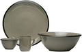 Red Vanilla HN400-004 4-Piece Vanilla Hampshire Serve Set Grey