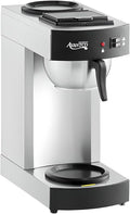 Avantco C10 12 Cup Pourover Commercial Coffee Maker with 2 Burners - 120V by Avantco
