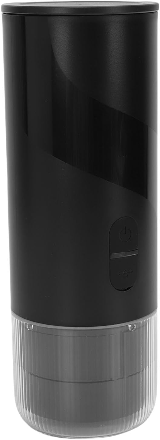 Portable Italian Coffee Machine Rechargeable Travel Capsule Coffee Maker Compatible Ground for Outdoor Car Camping Hiking