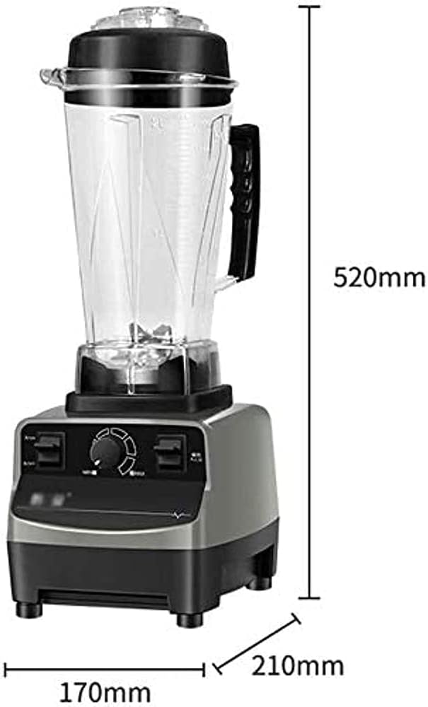 Large Capacity 2.2L Ice Blender Countertop Blender 1000W High Power High Speed Blender Built-in Timer Smoothie Maker