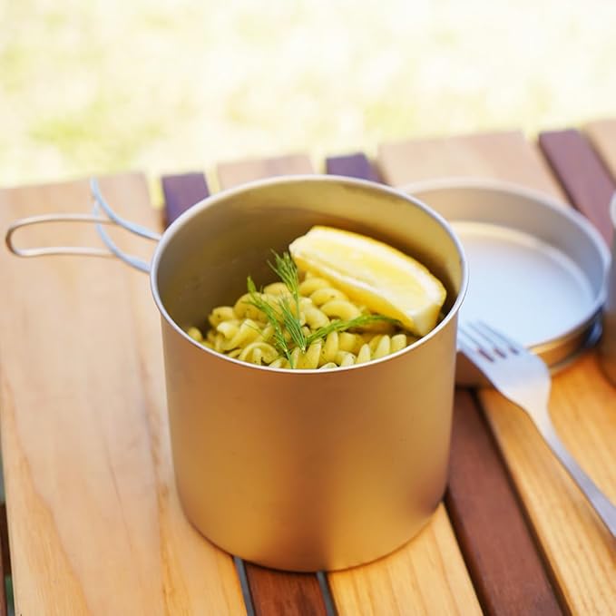 Belmont BM-094 Titanium Cooker Deep 4-Piece Set (with Case)