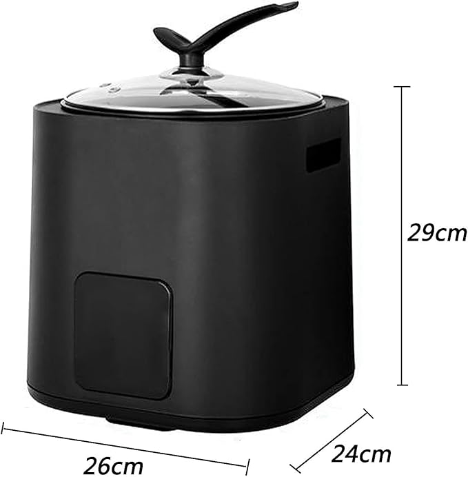 Commercial Fully Automatic Pearl Pot9L Milk Tea Boba Pot CookerMilk Tea Pearl Maker1300W Tapioca Boba Pearl Rice Pot Cooker for Milk Tea ShopIntelligent Temperature Control (Black)