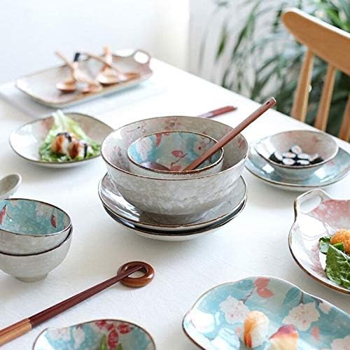 Porcelain Dinnerware Sets Plates and Bowls Sets Durable Kitchen Dinnerware Set Dinner Salad Appitizer Dessert Plate Bowls Gift Idea for Any Occasion