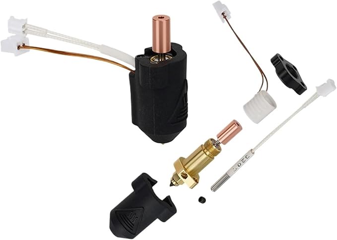 Hot end for K1 HOTEND for Creality K1/K1 Max Hotend Kit Ceramic Heating Block Kit 300°C Extruder Hotend Kit for Creality K1 Upgrade(1 (pcs))