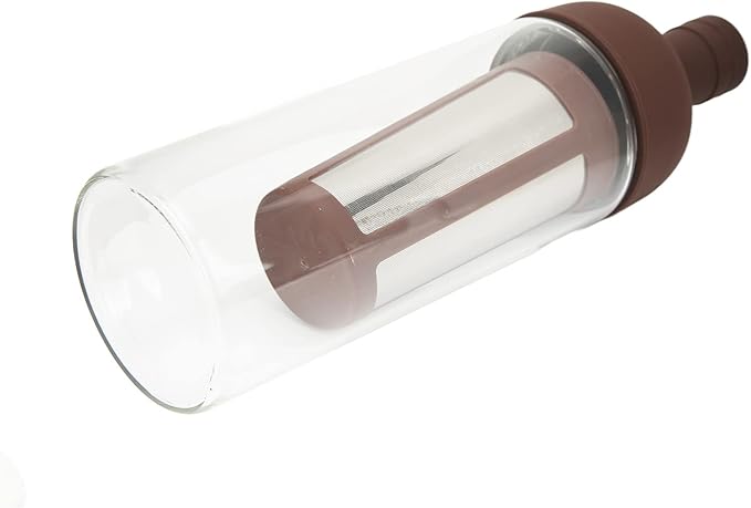 Cold Brew Coffee Wine Bottle Double Layer Design Cold Brew Coffee Maker with Stainless Steel Filter 1000ml Large Capacity for Iced Coffee Lovers