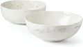 Lenox Oyster Bay 2-Piece Nesting Serving Bowls 5.50 LB White