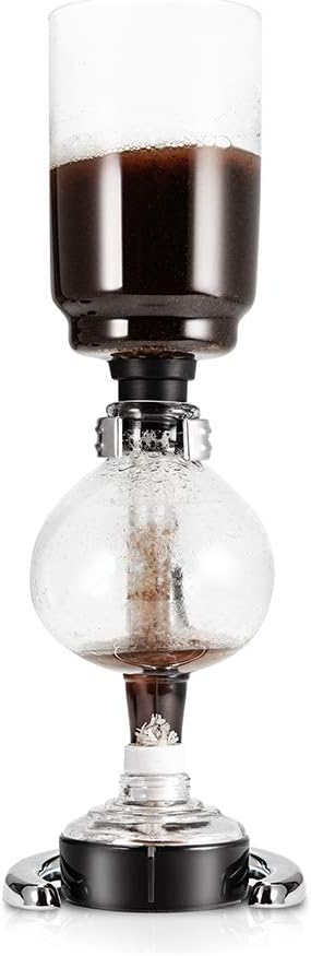 Yama Glass 5 Cup Tabletop Siphon (Syphon) (Alcohol Burner) 20-Ounce Clear